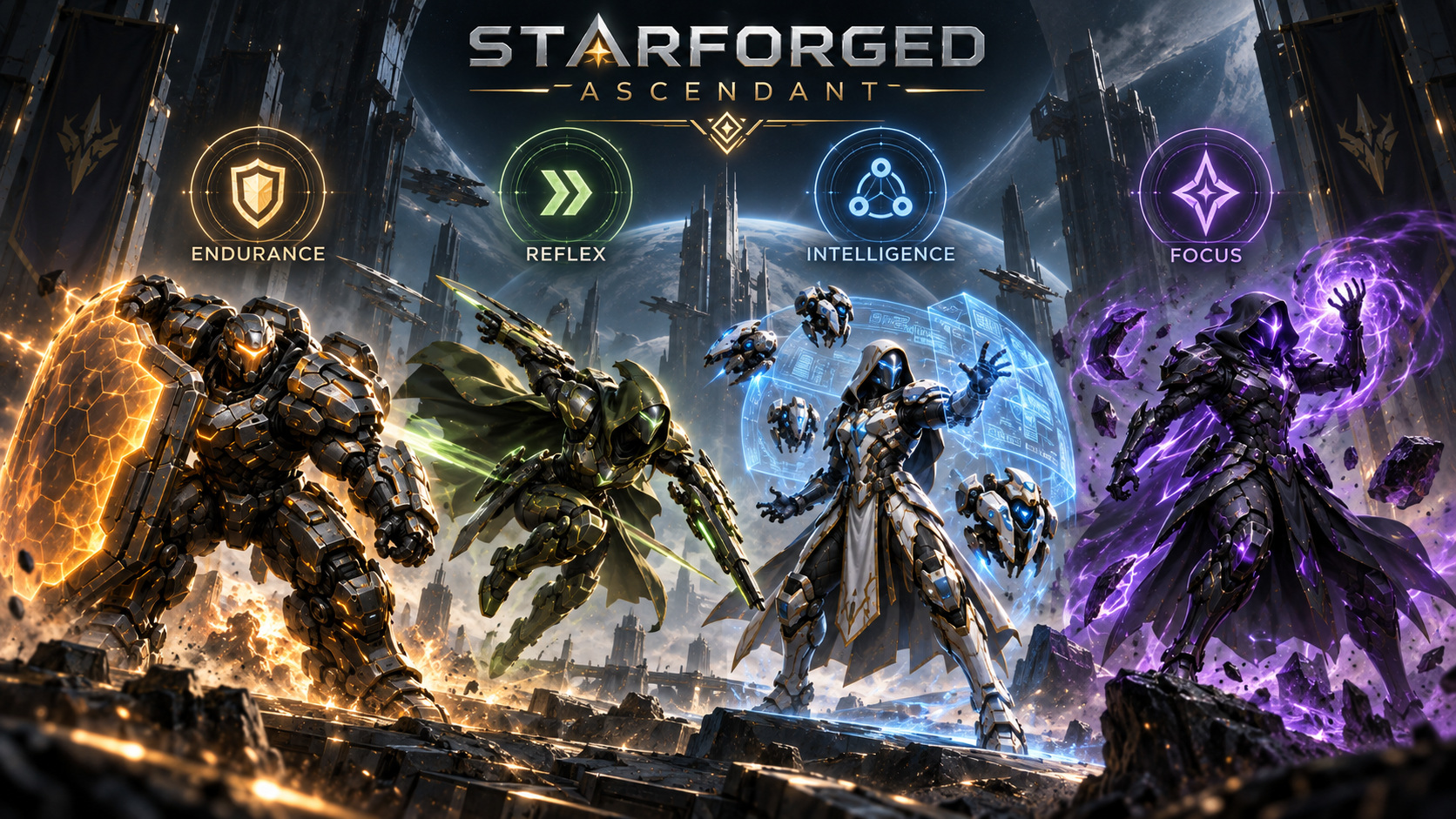 The seven Primary Stat Talent Trees