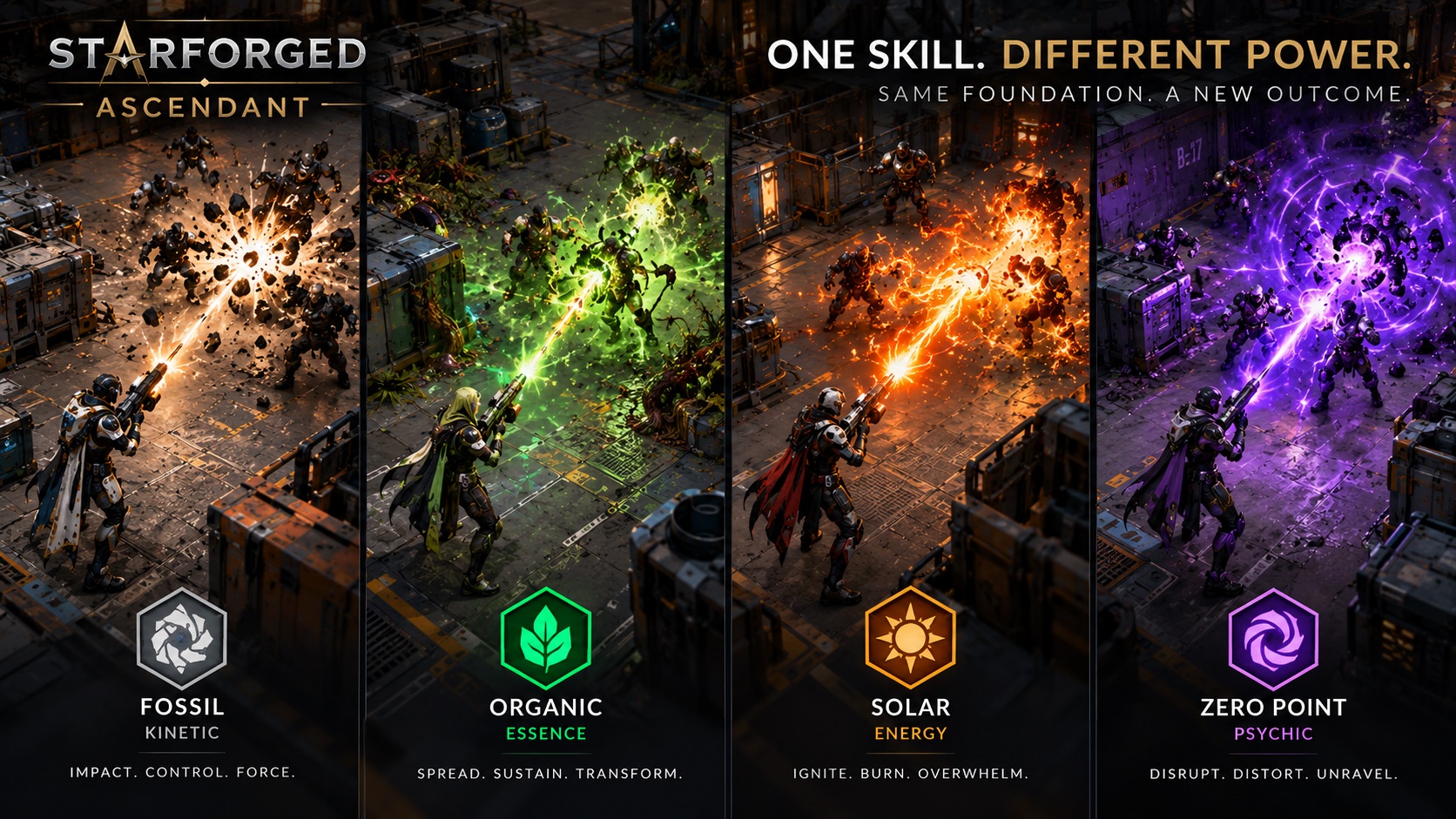 One Skill changed by different Power Core choices